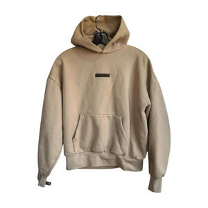 Fear of God Essentials Hoodie Oatmeal - Size S - New with Imperfection